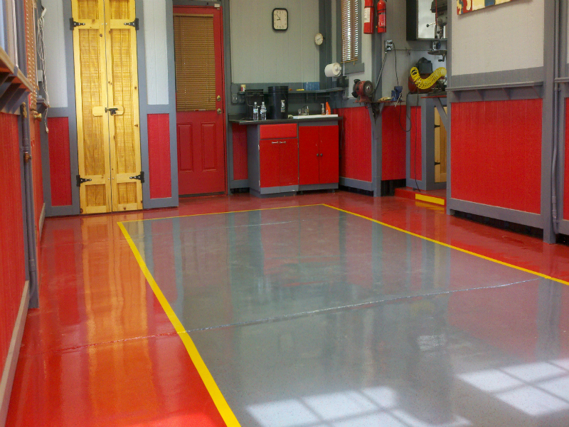 Mechanic Garage Flooring in Denver -Zenith Painting and Coatings