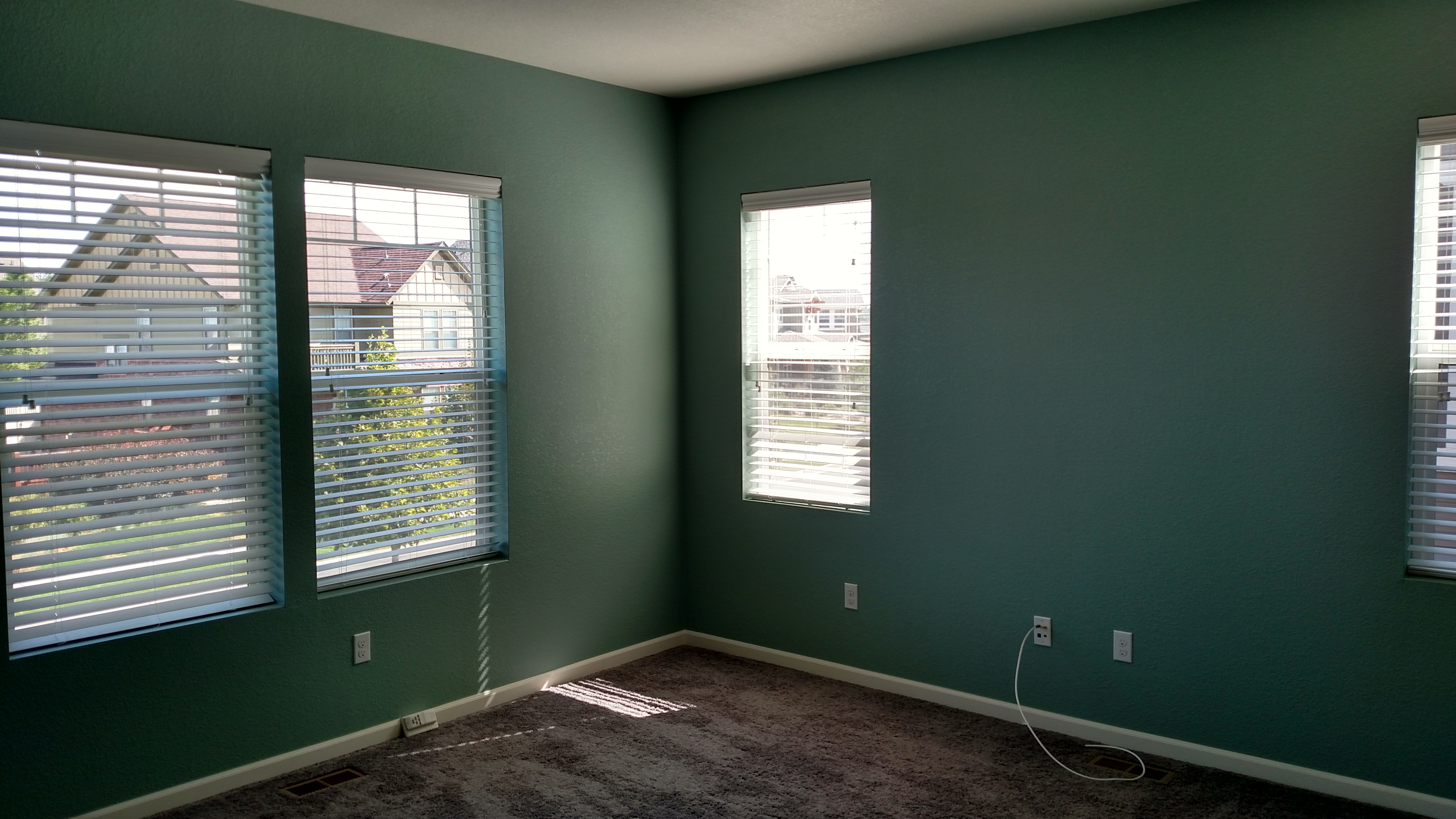 Office room residential painting - Zenith Painting and Coatings